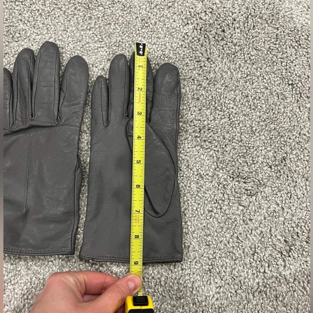 Furla Grey Women's Leather Gloves